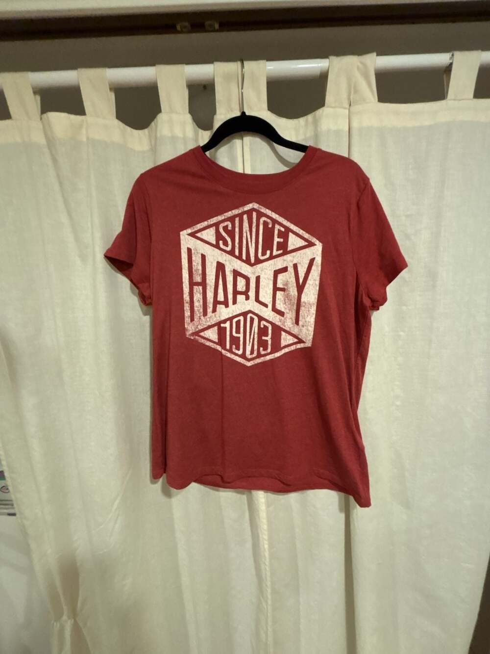 Harley-Davidson Women's Since 1903 Graphic Crewneck T-Shirt, Red, Size XL